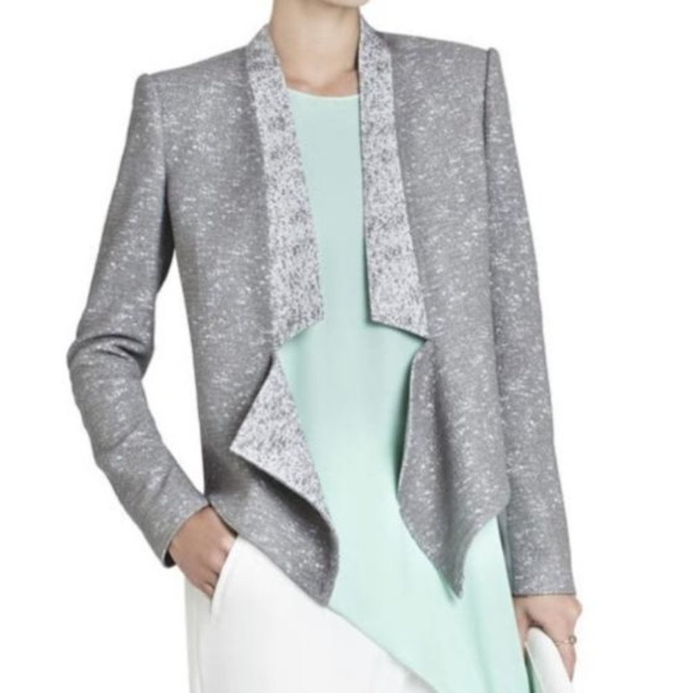 BCBG MAXAzria Candice‎ blazer grey XXS